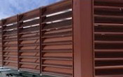 Custom Powder Coating of Large Extruded Aluminum Rooftop Louvers
