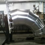 Custom Powder Coating of Large Formed Aluminum HVAC